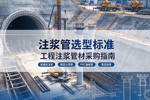 南江注浆管选型标准