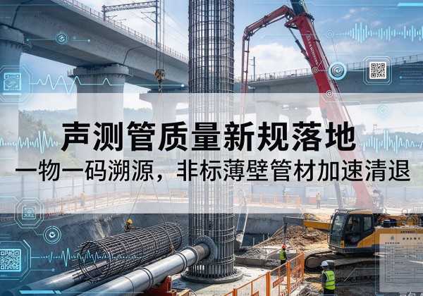 南江声测管质量新规落地，一物一码溯源，非标薄壁管材加速清退