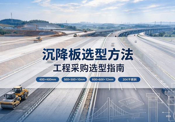南江沉降板选择方法